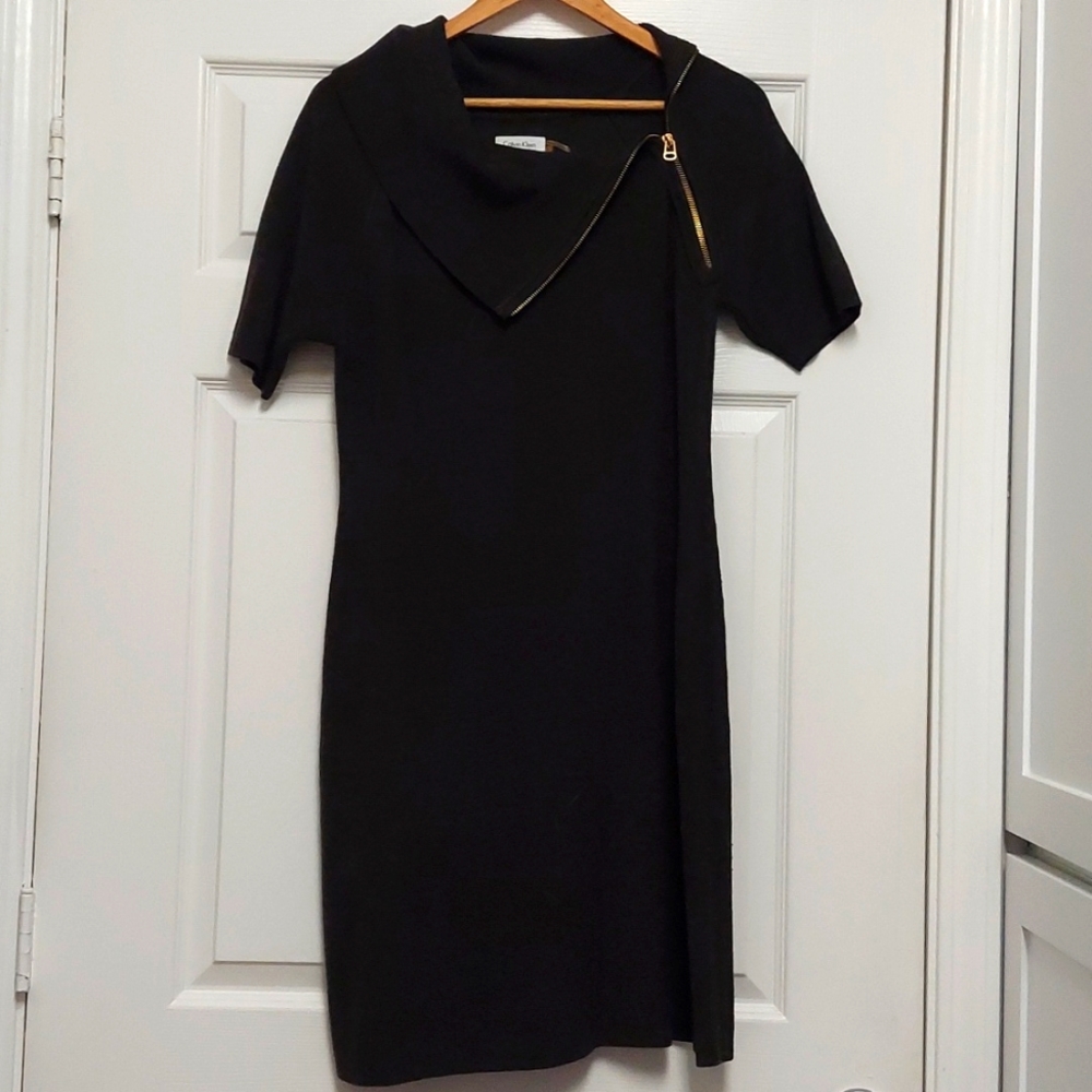 Calvin Klein Chocolate Sweater Dress size L